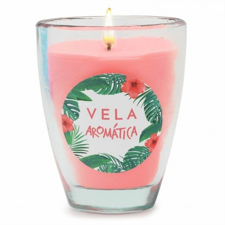 Tropical aromatic candle stickers