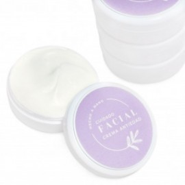 Kit how to make anti-aging facial cream. Materials and instructions