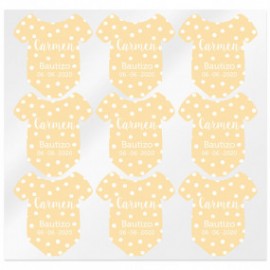 Personalized baby body stickers