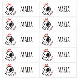 Custom skull stickers