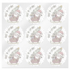 Santa Claus stickers made in Lapland