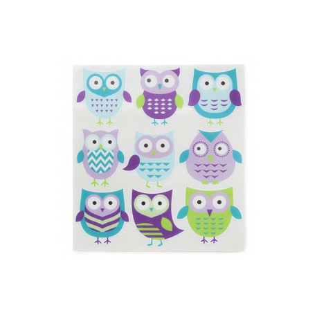 Scrapbook owls stickers