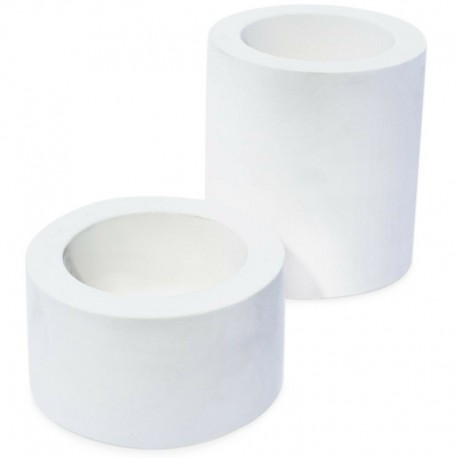 Pack molds cylindrical candle holders