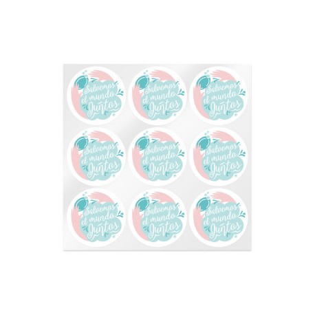 Let's save the world together stickers