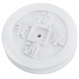 Incense holder mold with I Ching coin