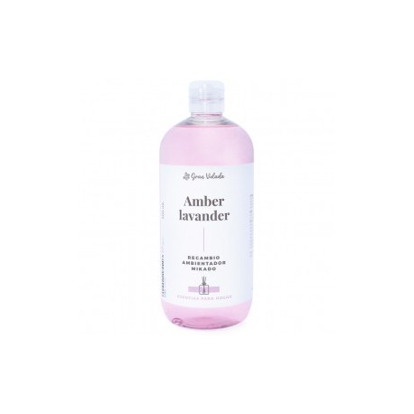 Amber lavender fragrance mikado refill