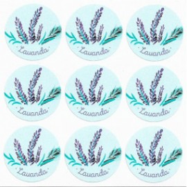 Lavender passion stickers