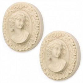 Cameo mold Salzburg for 2 soaps