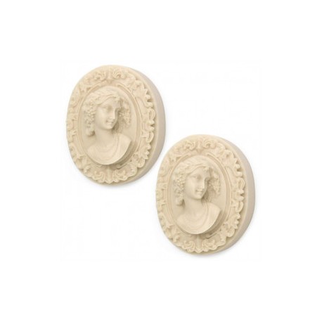 Cameo mold Salzburg for 2 soaps