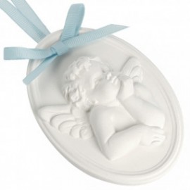 Scented ceramic mold angel medallion