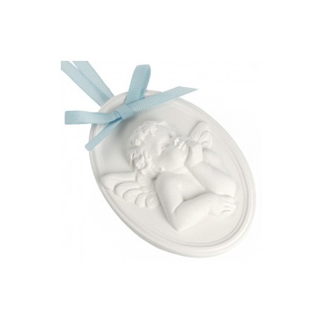 Scented ceramic mold angel medallion