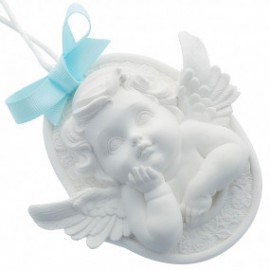 Guardian angel medallion mold