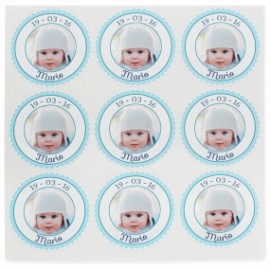 Personalized stickers with photo child