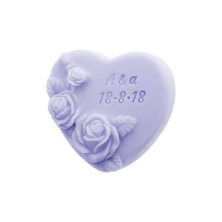 Heart mold with roses to customize