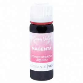 Concentrated magenta liquid candle colorant