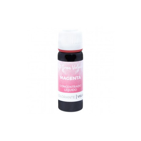 Concentrated magenta liquid candle colorant