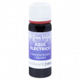 Electric blue liquid dye for candles concentrated