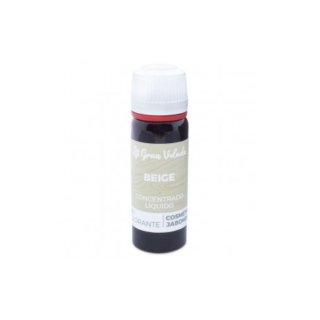 Concentrated liquid beige coloring for soap and cosmetics