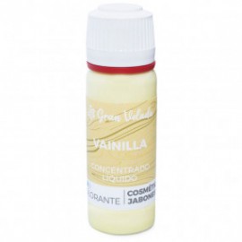 Concentrated liquid vanilla coloring for soap and cosmetics