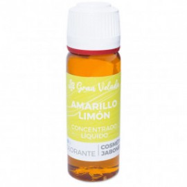 Liquid lemon yellow coloring concentrate for soap and cosmetics