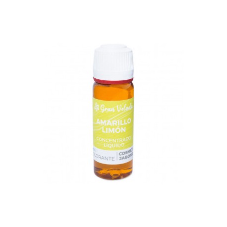 Liquid lemon yellow coloring concentrate for soap and cosmetics