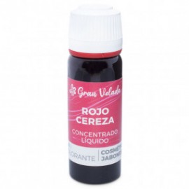 Concentrated liquid cherry red coloring for soap and cosmetics