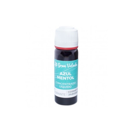 Liquid liquid blue dye menthol concentrate for soap and cosmetics