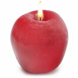 Apple candle mold