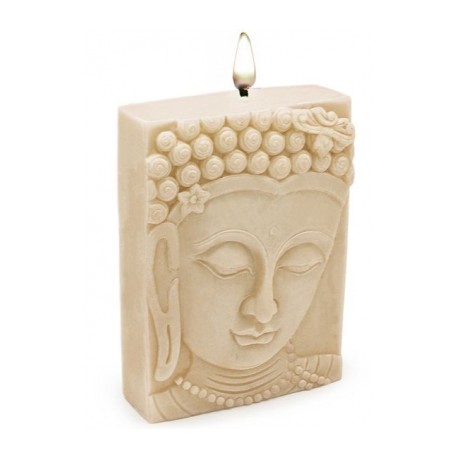 Candle mold buddha embossed