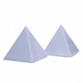 Small Silicone Mold for 2 Pyramids, 4.5x4.5 cm