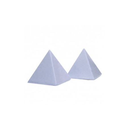 Small Silicone Mold for 2 Pyramids, 4.5x4.5 cm