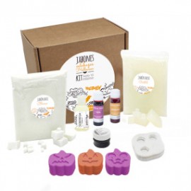 Kit to Make Pumpkin Halloween Soaps: Materials and Instructions