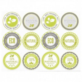 Natural product mix stickers