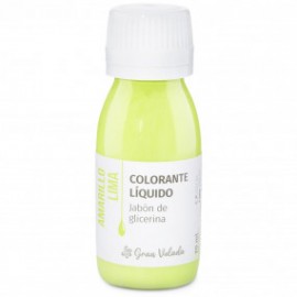 Lime yellow liquid coloring for glycerin soap