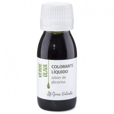 Olive green liquid coloring for glycerin soap