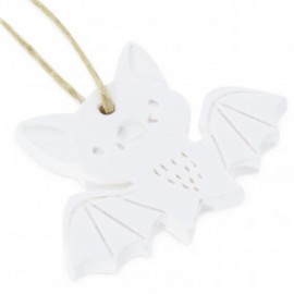 Bat-shaped Halloween mold for hanging figures