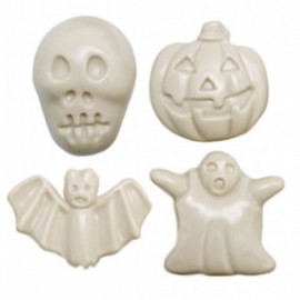 Mold magnets 4 terrifying figures Halloween