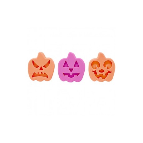 Halloween Pumpkin Mold 3 cavities