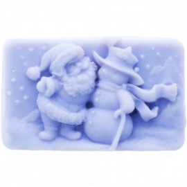 Santa Claus and snowman mold