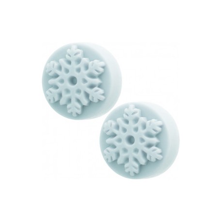 Christmas Mold: 2 Snowflakes