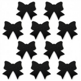 Stickers 10 black ribbons