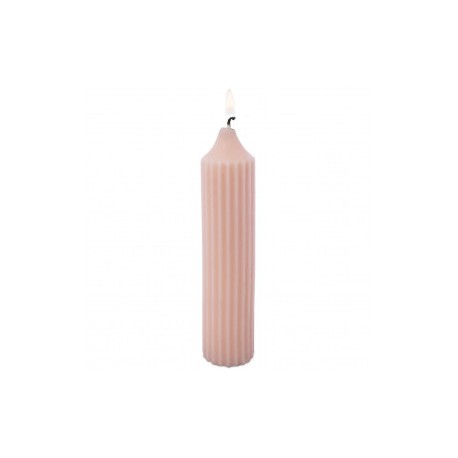 High fluted candle mold