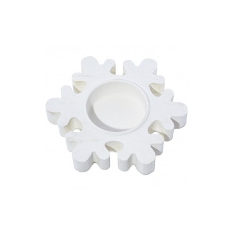 Snowflake candle holder mold