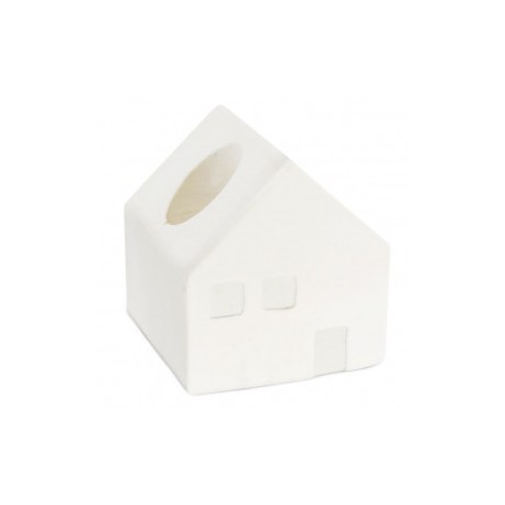 Candle holder mold small house