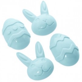 Mold for Making Soap and Crafts: Rabbits and Easter Eggs