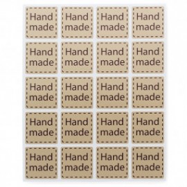 Square hand made stickers