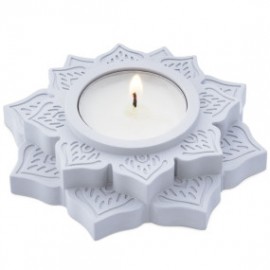 Carved Lotus Candle holder mold