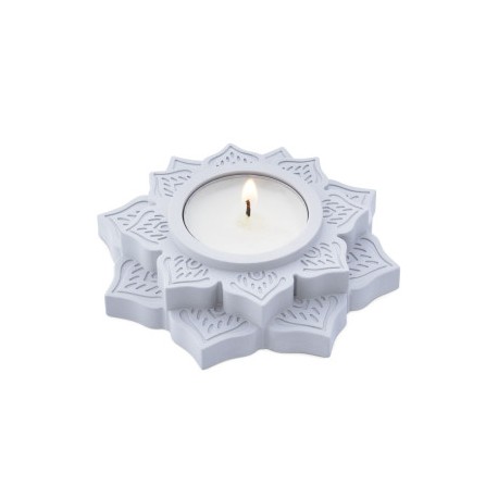 Carved Lotus Candle holder mold