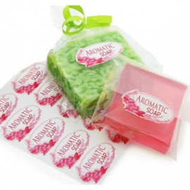 Stickers for aromatic soap