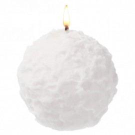 Snowball candle mold